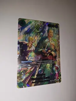 Roronoa Zoro - PRB02-006 (SP) - The Azure Sea's Seven (OP14) Card In Hand - Image 4