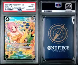 Rebecca SP OP05-091 One Piece TCG English Wings of the Captain OP06 - PSA 10 - Image 3
