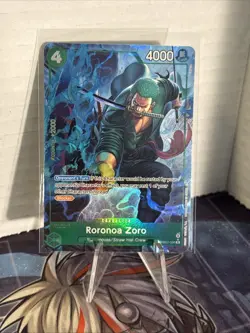 One Piece: The Best Vol. 2 (PRB-02) English Ver. Roronoa Zoro R Alt Art Foil - Image 1