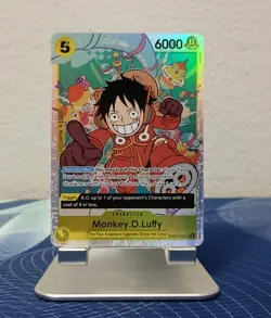 Monkey.D.Luffy OP07-109 500 Years in the Future Super Rare Near Mint OP TCG - Image 1