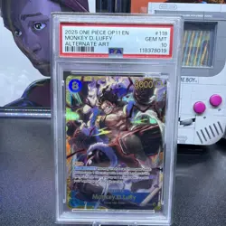 Monkey D. Luffy One Piece Op11 - A Fist Of Divine Speed 118 NM PSA 10 - Image 1