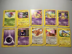 Pokemon TCG Expedition Base Set 2002 Card Lot, 22 cards (2 Holos) - Image 1