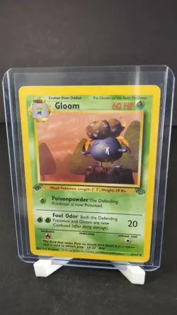 Gloom 37/64 Pokemon Card 1st Ed. Jungle Set Uncommon - Near Mint (NM) - Image 1