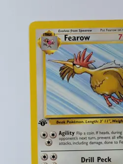 Pokemon Card 1st edition Fearow 36/64 Jungle Regular US - Image 3