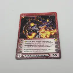 Chaotic Magmon Super Rare Creature Card - Image 1
