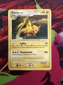 Raichu 45/100 D&P Majestic Dawn Uncommon Pokemon Card - Image 1