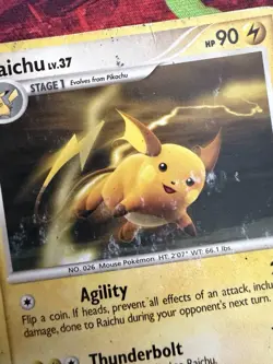 Raichu 45/100 D&P Majestic Dawn Uncommon Pokemon Card - Image 2