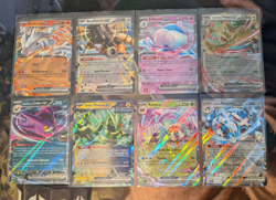 Pokemon TCG: (8) EX Pokemon Card Lot Feat. Reshiram, Crobat, Persian EX (All NM) - Image 1