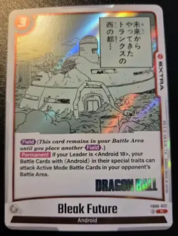 Bleak Future FB06-022 Foil Rare Manga Booster 01 Dragon Ball Super Card Game - Image 1
