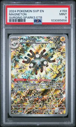 Pokemon Card Magneton PSA 9 SVP 159 Surging Sparks Promo English EN MINT Graded - Image 1