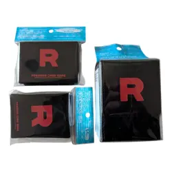Pokemon Center Trading Card Game Team Rocket Accessories Sleeves Deck Box TCG - Image 1