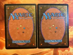 MTG 2 x Rare Land Card Lot Ice Age Lightly Played Condition Vintage!!! - Image 2