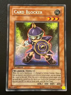 Card Blocker ANPR-EN093 Secret Rare 1st Edition Near Mint Yugioh - Image 1