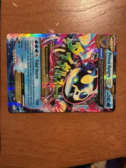 Pokemon TCG Primal Kyogre EX Full Art Holo Card Ultra Rare 55/160 - Image 4
