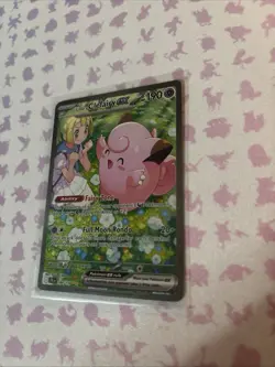 Pokemon TCG Journey Together Lillie's Clefairy EX Card 184/159 Sir - Image 1