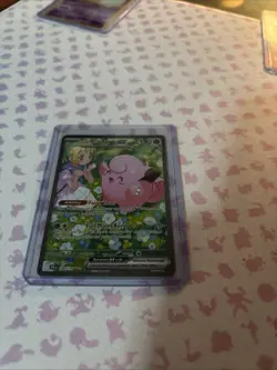 Pokemon TCG Journey Together Lillie's Clefairy EX Card 184/159 Sir - Image 2