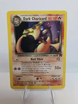 Pokemon Card TCG Dark Charizard Holo Team Rocket 2000 Rare 4/82 Vintage - Image 1