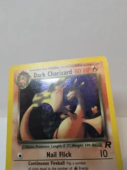 Pokemon Card TCG Dark Charizard Holo Team Rocket 2000 Rare 4/82 Vintage - Image 2