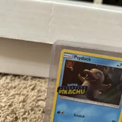 Pokemon TCG Psyduck Holo Promo Card Detective Pikachu SM199 - Image 4