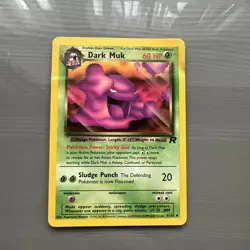 Dark Muk 41/82 Pokemon Card Team Rocket Set Uncommon WOTC - Image 1