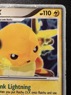 Raichu LV.X 99/100 D&P Stormfront Pokemon Card Holo Foil Rare HP- - Image 4