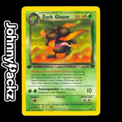 Pokemon TCG - Dark Gloom 36/82 - 1st Edition - Team Rocket 2000 Card (NM) - Image 1
