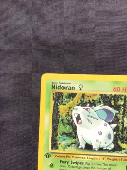 Pokemon Cards: Jungle 1st Edition Common: Nidoran 57/64 - Image 2