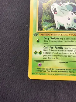Pokemon Cards: Jungle 1st Edition Common: Nidoran 57/64 - Image 5