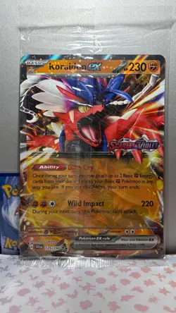 Koraidon EX - JUMBO CARD Black Star Promo SV1 EN SEALED NEAR MINT Pokemon TCG - Image 1