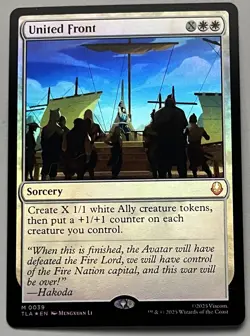 MTG Avatar: The Last Airbender United Front Sorcery MYTHIC FOIL #0039 - Image 1