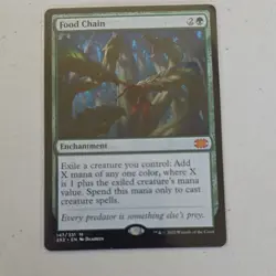 Food Chain #147 Double Masters 2022 Mythic Green Enchantment Regular MTG Wizards - Image 1