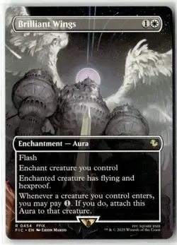 Brilliant Wings (Borderless) R Commander: FINAL FANTASY 454 NM - Image 1