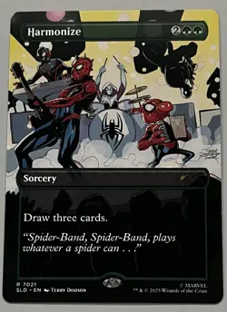 MTG Secret Lair Drop Harmonize Sorcery RARE REGULAR #7021 - Image 1