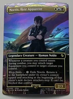 MTG Final Fantasy Commander Noctis Legendary Creature RARE FOIL #0460 - Image 1