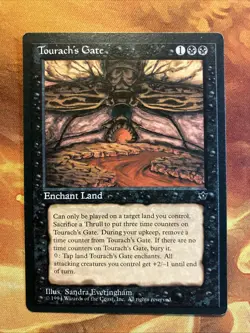 MTG Tourach's Gate Fallen Empires Played Condition Black Rare!! - Image 1