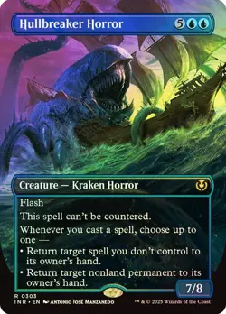 Hullbreaker Horror Foil Borderless Innistrad Remastered NM MTG - Image 1