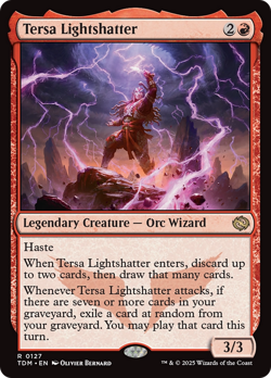 x4 Tersa Lightshatter TDM Tarkir Dragonstorm MTG 127 RARE M/NM 4x - Image 1