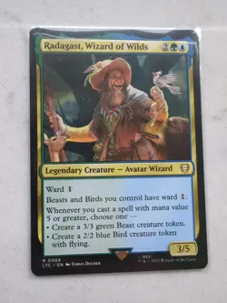 Radagast, Wizard of Wilds, Lord of the Rings Commander, MTG - Image 1
