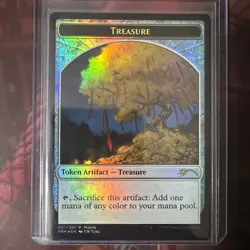 Promo Foil Treasure Token 2018 Lunar New Year Money Tree MTG Magic The Gathering - Image 2