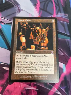 MTG - CLAWS OF GIX - TIMESHIFTED - MP - Image 1