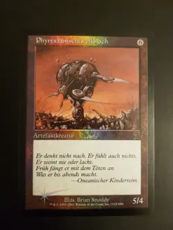 FOIL Phyrexianischer Moloch, Oldschool Premodern Magic Mtg Karten Sammlung - Image 1