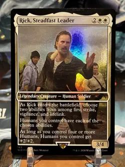 MTG | Rick, Steadfast Leader [Secret Lair Walking Dead] (✨Foil✨) - Image 1