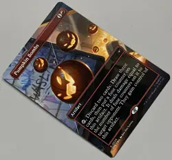 MTG Marvel’s Spider-Man Eternal Pumpkin Bombs Artifact RARE REGULAR #0026 - Image 2