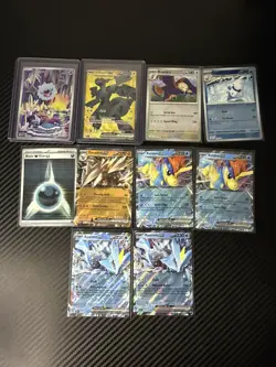 10x Pokemon TCG Black Bolt & White Flare Bundle FA, IR, Pokeball, Ex, Holo - Image 1