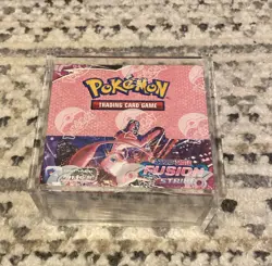 Pokemon TCG Fusion Strike Booster Box 36 Packs New Factory Sealed Arcylic Case - Image 1
