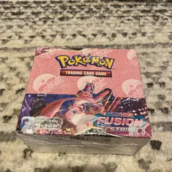 Pokemon TCG Fusion Strike Booster Box 36 Packs New Factory Sealed Arcylic Case - Image 2