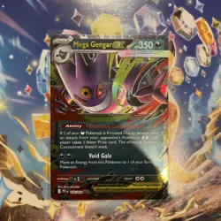 Pokemon TCG Phantasmal Flames Mega Gengar Ex 056/94 NM PACK FRESH - Image 1