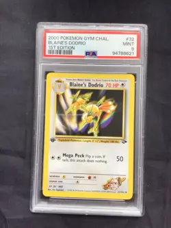 Pokemon: Gym Challenge 1st Edition Uncommon: Blaine's Dodrio 32/132 PSA 9 - Image 1