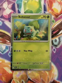Pokemon TCG Bulbasaur SVP 046 Cosmo Holo Black Star Promo NM/M - Image 1
