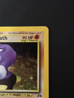Poliwrath 9/75 - Pokemon - Neo Discovery (2001) Vintage WOTC Holo Rare - MP - Image 5